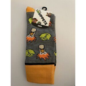 Disney The Muppets Beaker And Dr Bunsen Honeydew Mens Crew Socks Shoe Size 8-12